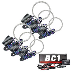 Chrysler Concorde Headlight Halo Kit - ORACLE Lighting - ColorSHIFT w/ BC1 Controller - ColorSHIFT - `02-`04